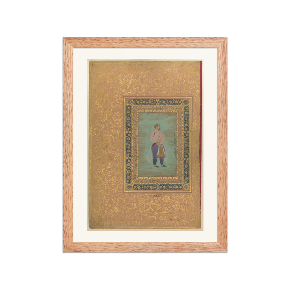 Portrait of Prince Danyal | Restored Mughal Wall Art — view 4