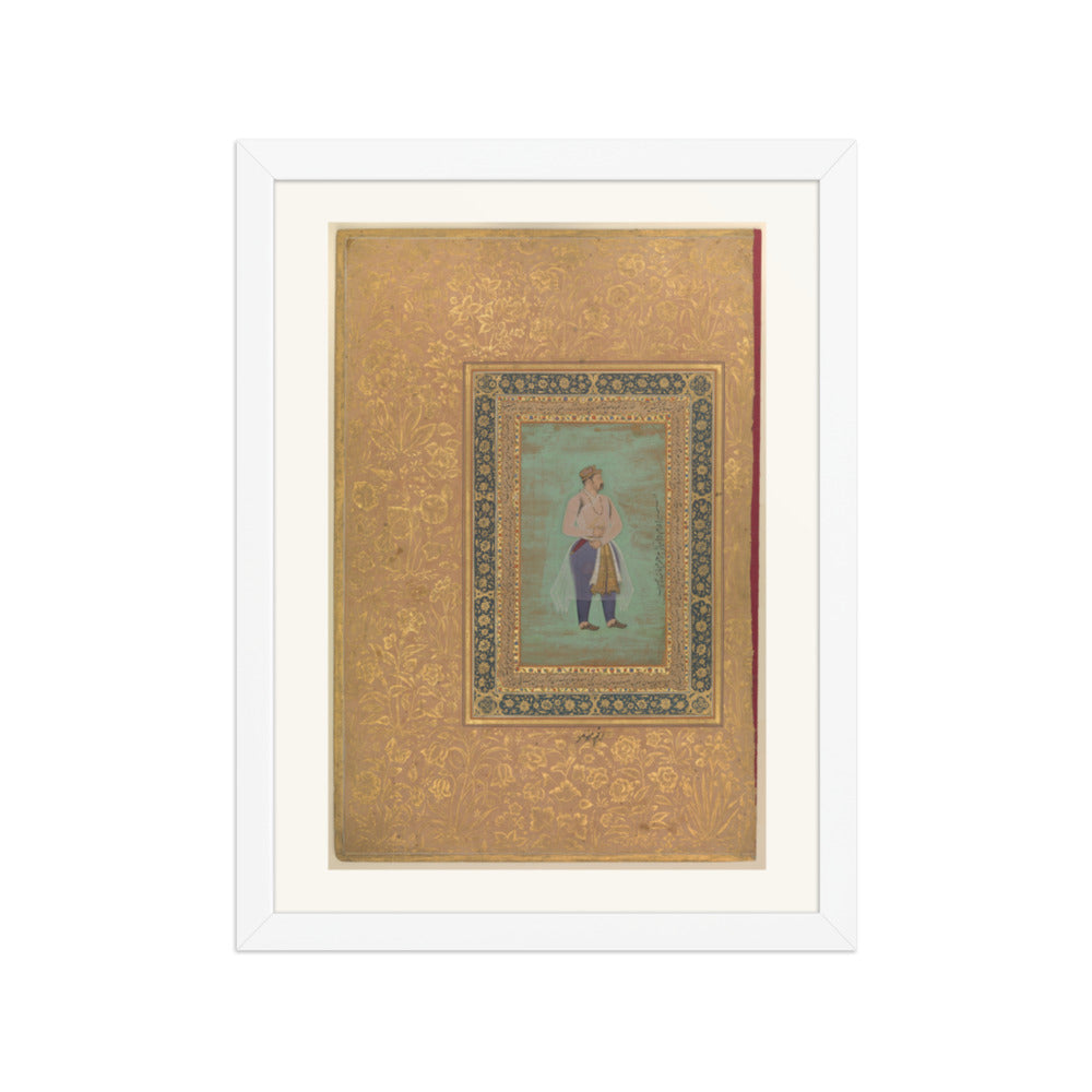 Portrait of Prince Danyal | Restored Mughal Wall Art — view 6