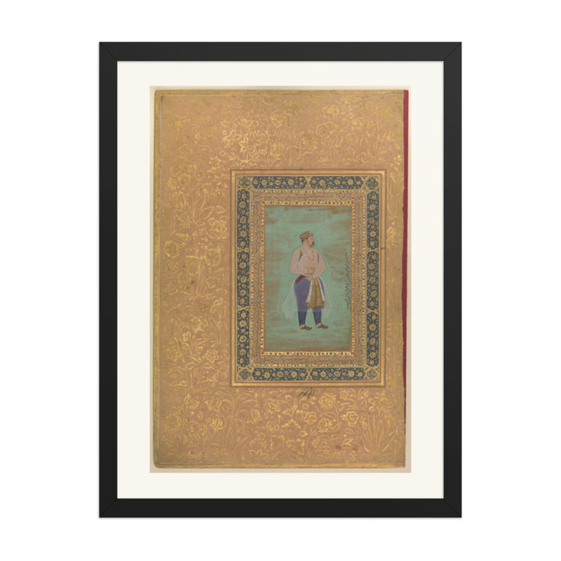Portrait of Prince Danyal | Restored Mughal Wall Art