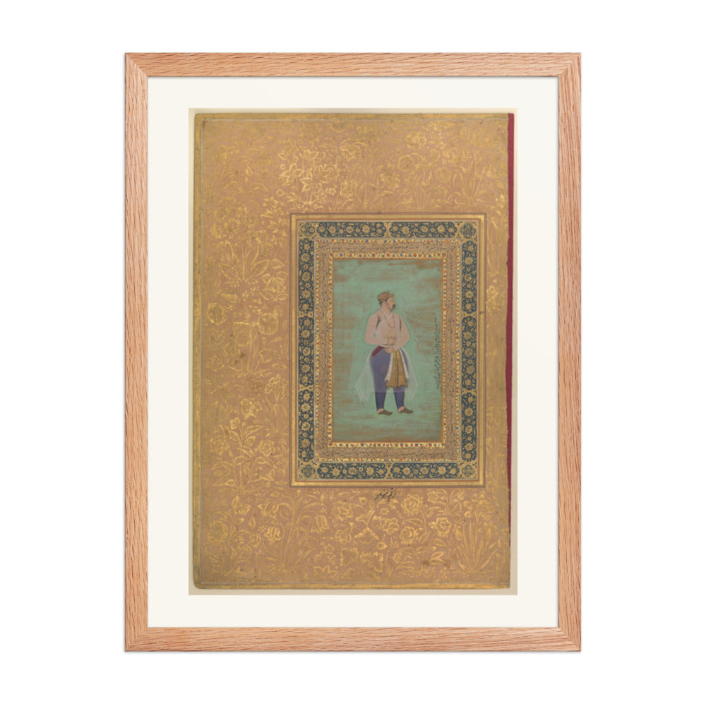 Portrait of Prince Danyal | Restored Mughal Wall Art — view 3