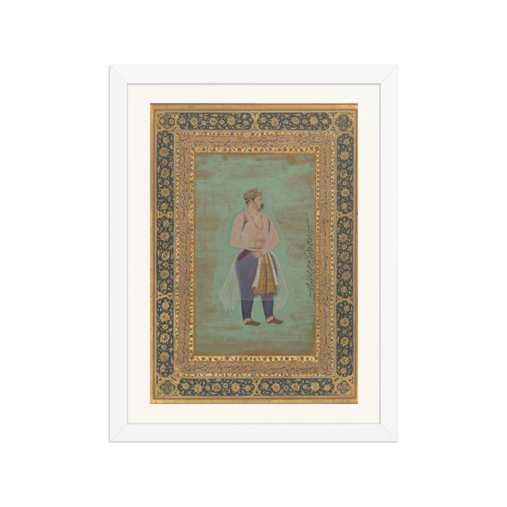 Portrait of Prince Danyal | Restored Mughal Wall Art — view 3