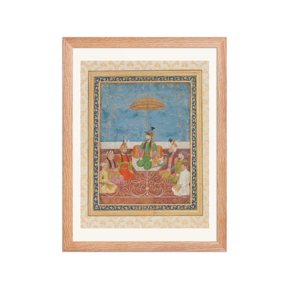 Shah Ismail Safavi and Six of His Descendants | Restored Persian Miniature — view 4