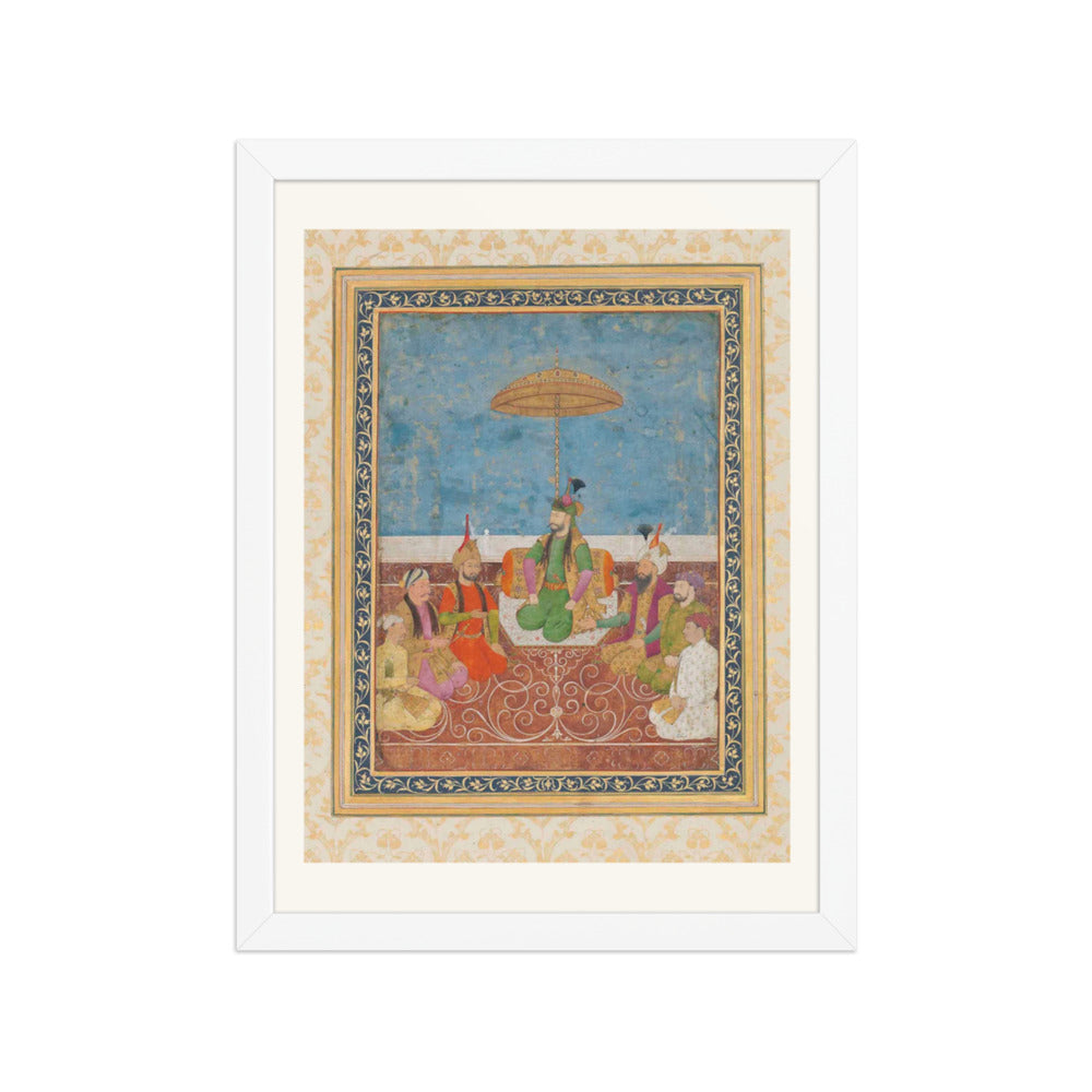Shah Ismail Safavi and Six of His Descendants | Restored Persian Miniature — view 6