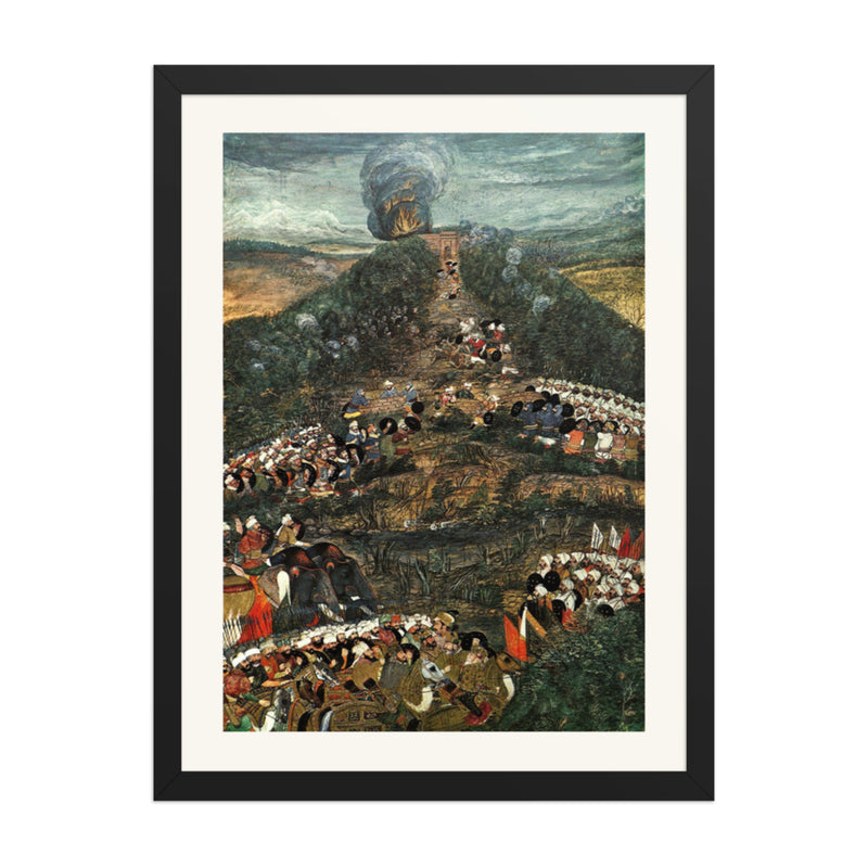 The Siege of Qandahar Led by Dara Shikoh, by Payag | Restored Mughal Wall Art