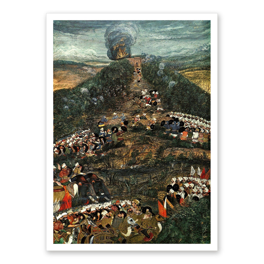 The Siege of Qandahar Led by Dara Shikoh, by Payag | Restored Mughal Wall Art — view 7