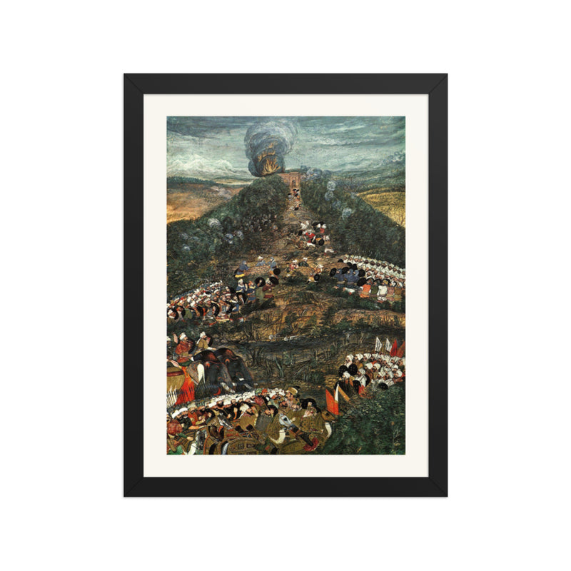 The Siege of Qandahar Led by Dara Shikoh, by Payag | Restored Mughal Wall Art