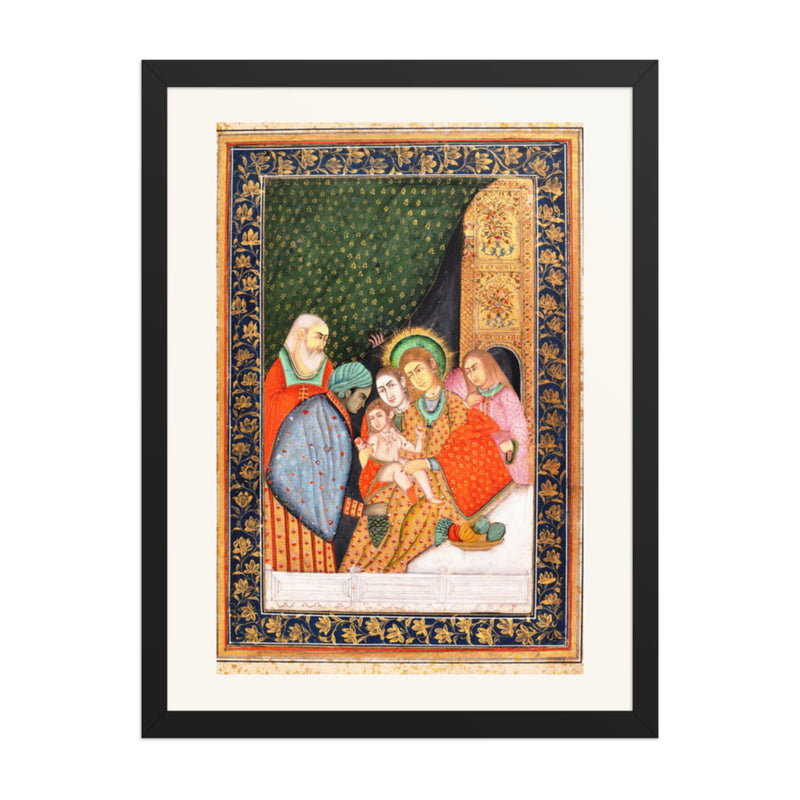 The Nativity of Christ — Mughal School | Restored Mughal Wall Art