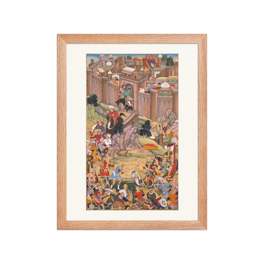 The Siege of Arbela by Sur Das Gujarati | Restored Mughal Wall Art — view 2