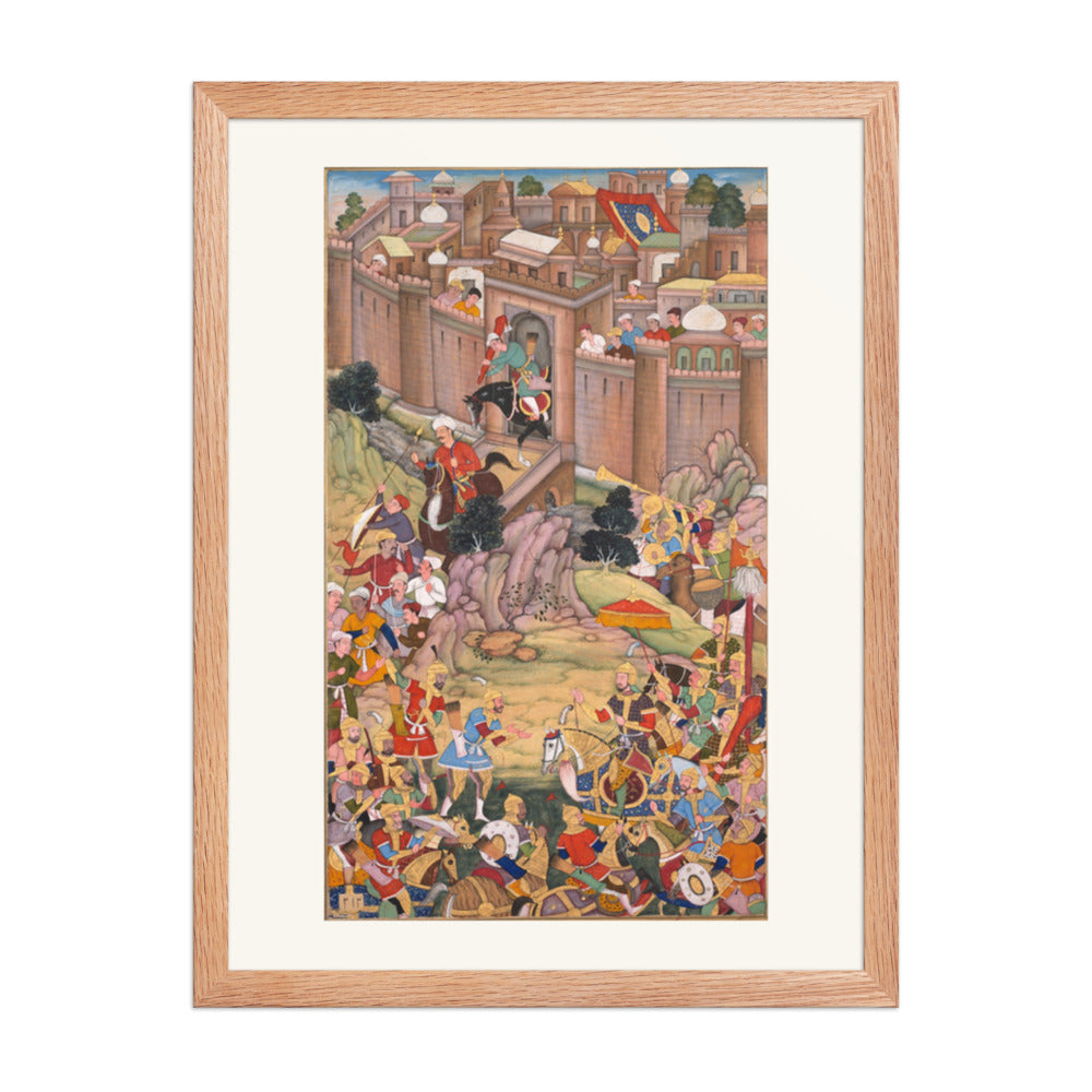 The Siege of Arbela by Sur Das Gujarati | Restored Mughal Wall Art — view 5
