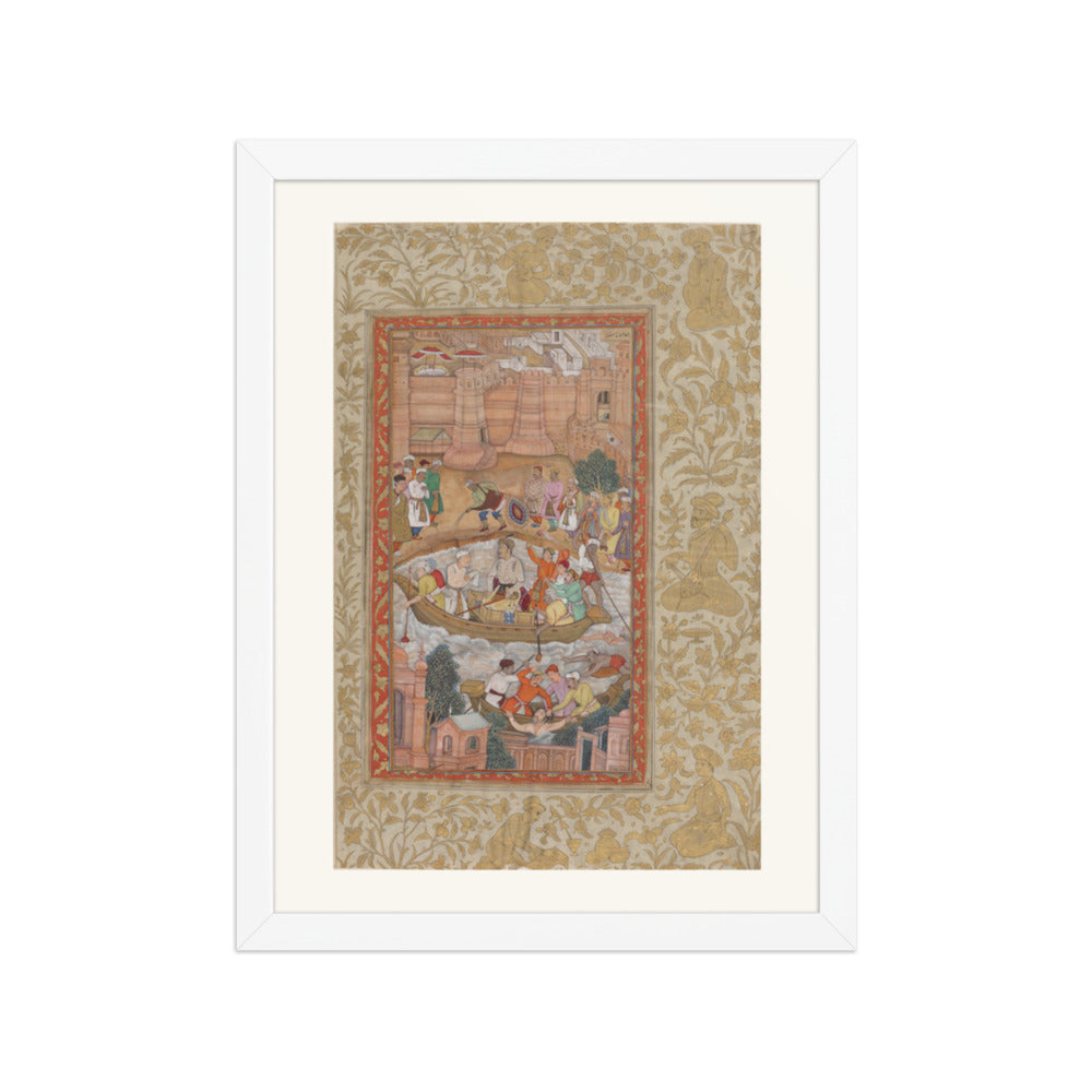 The Punishment of Khwaja Mu'azzam | Restored Mughal Wall Art — view 6