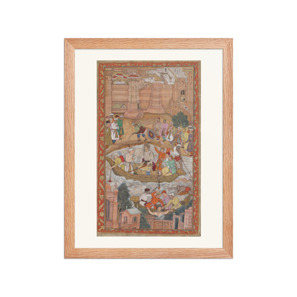 The Punishment of Khwaja Mu'azzam | Restored Mughal Wall Art — view 2