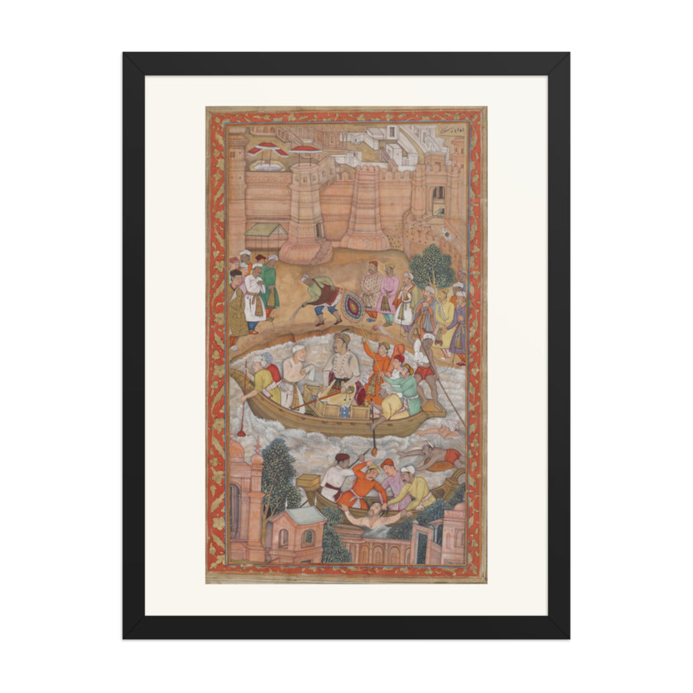 The Punishment of Khwaja Mu'azzam | Restored Mughal Wall Art — view 4