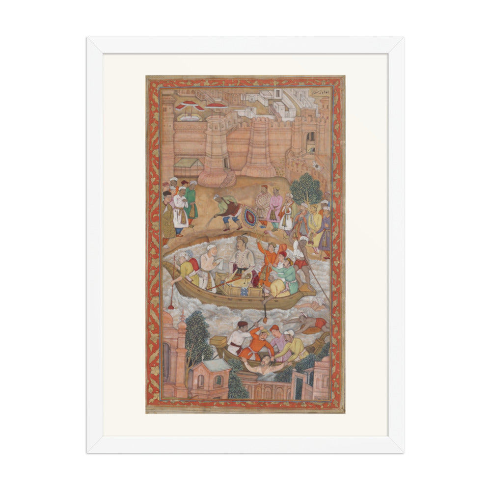The Punishment of Khwaja Mu'azzam | Restored Mughal Wall Art — view 6