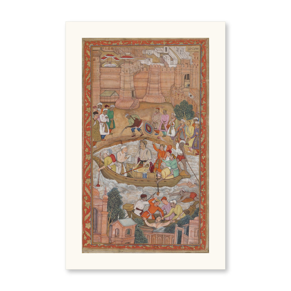The Punishment of Khwaja Mu'azzam | Restored Mughal Wall Art — view 7