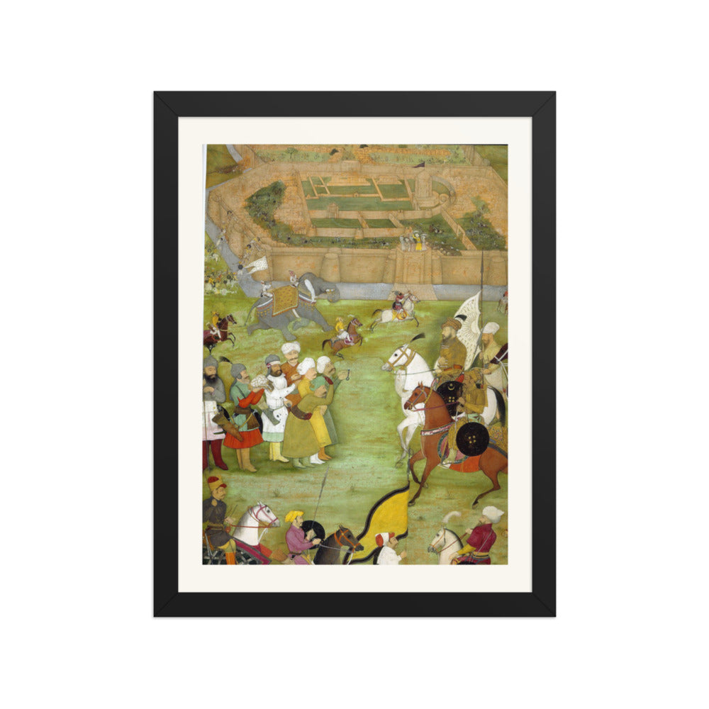 Garden Encampment — Restored Mughal Wall Art — view 2