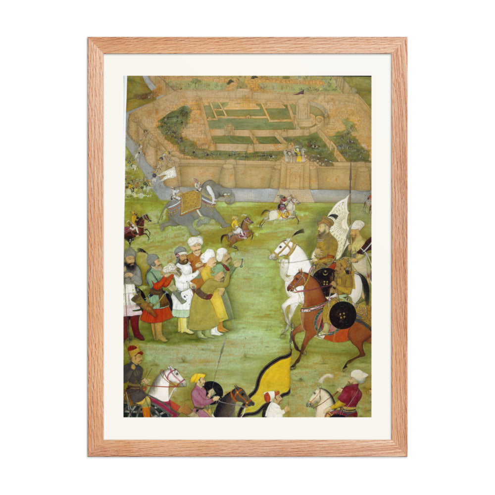 Garden Encampment — Restored Mughal Wall Art — view 3