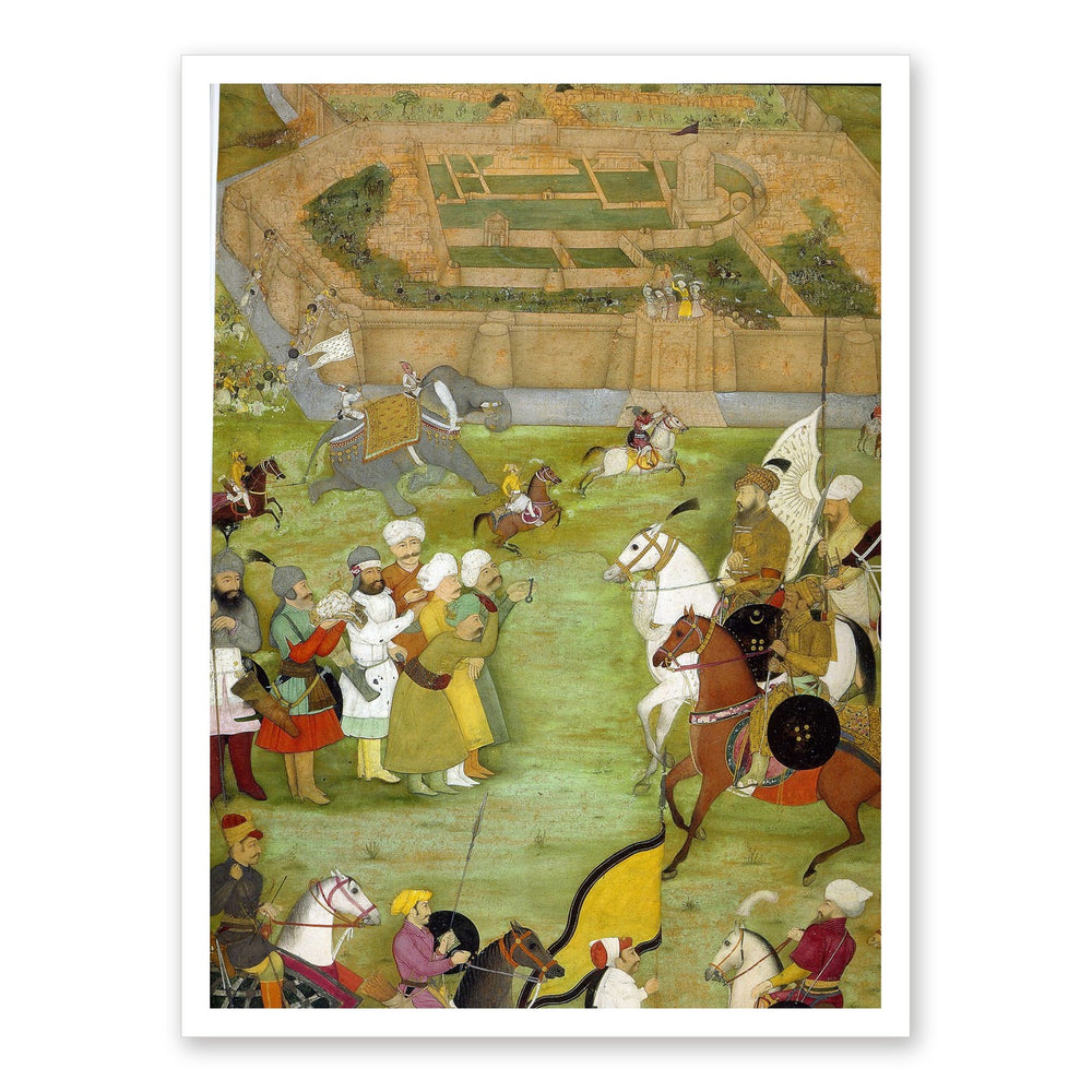 Garden Encampment — Restored Mughal Wall Art — view 7