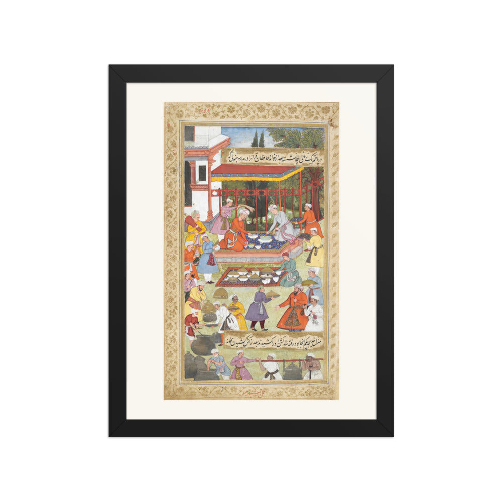 Palace Celebration — Restored Mughal Wall Art — view 2