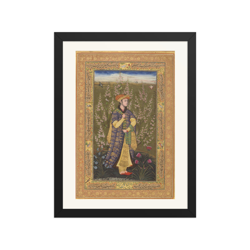 Portrait of a Lady, c. 1615 | Restored Mughal Wall Art