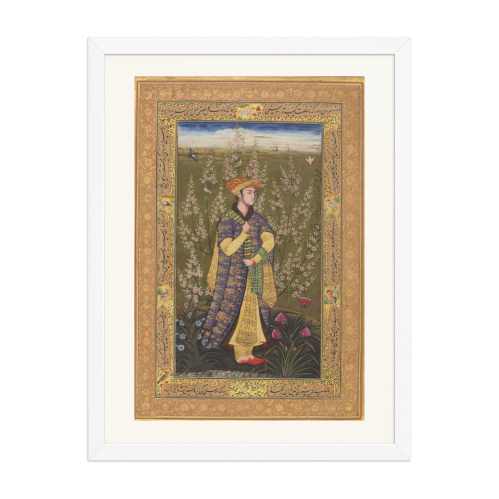 Portrait of a Lady, c. 1615 | Restored Mughal Wall Art — view 6