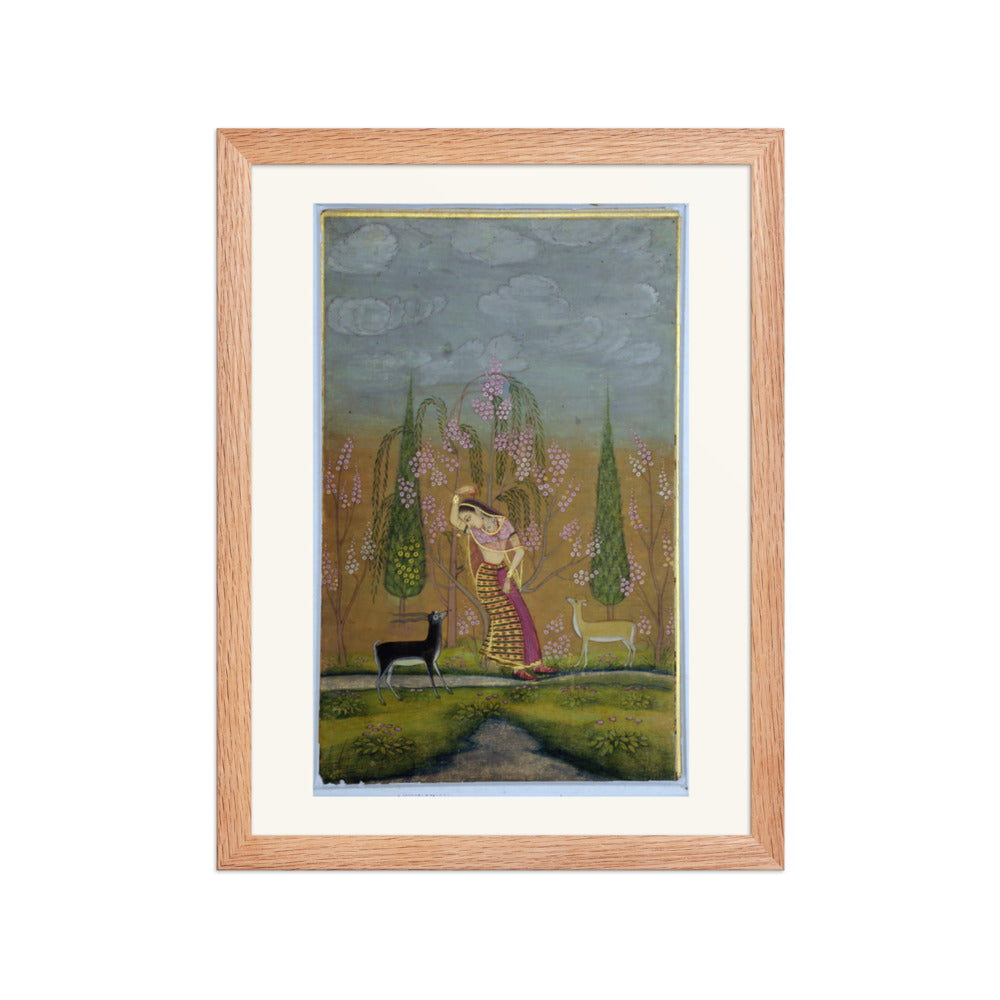 Todi Ragini — Ragamala Painting | Restored Mughal Wall Art — view 4
