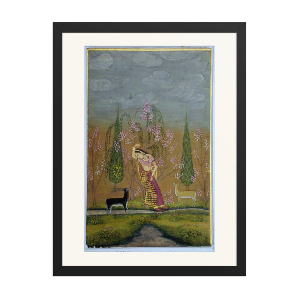 Todi Ragini — Ragamala Painting | Restored Mughal Wall Art — view 1