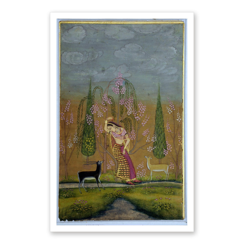 Todi Ragini — Ragamala Painting | Restored Mughal Wall Art — view 7