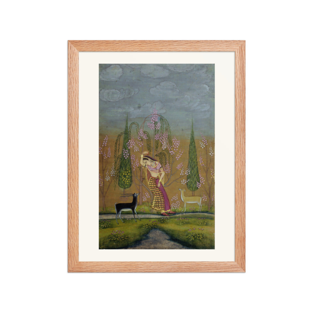 Todi Ragini — Ragamala Painting | Restored Mughal Wall Art — view 2