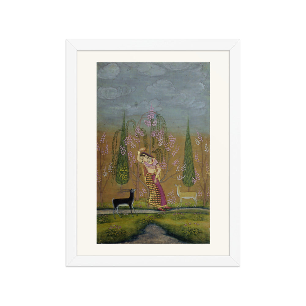 Todi Ragini — Ragamala Painting | Restored Mughal Wall Art — view 3