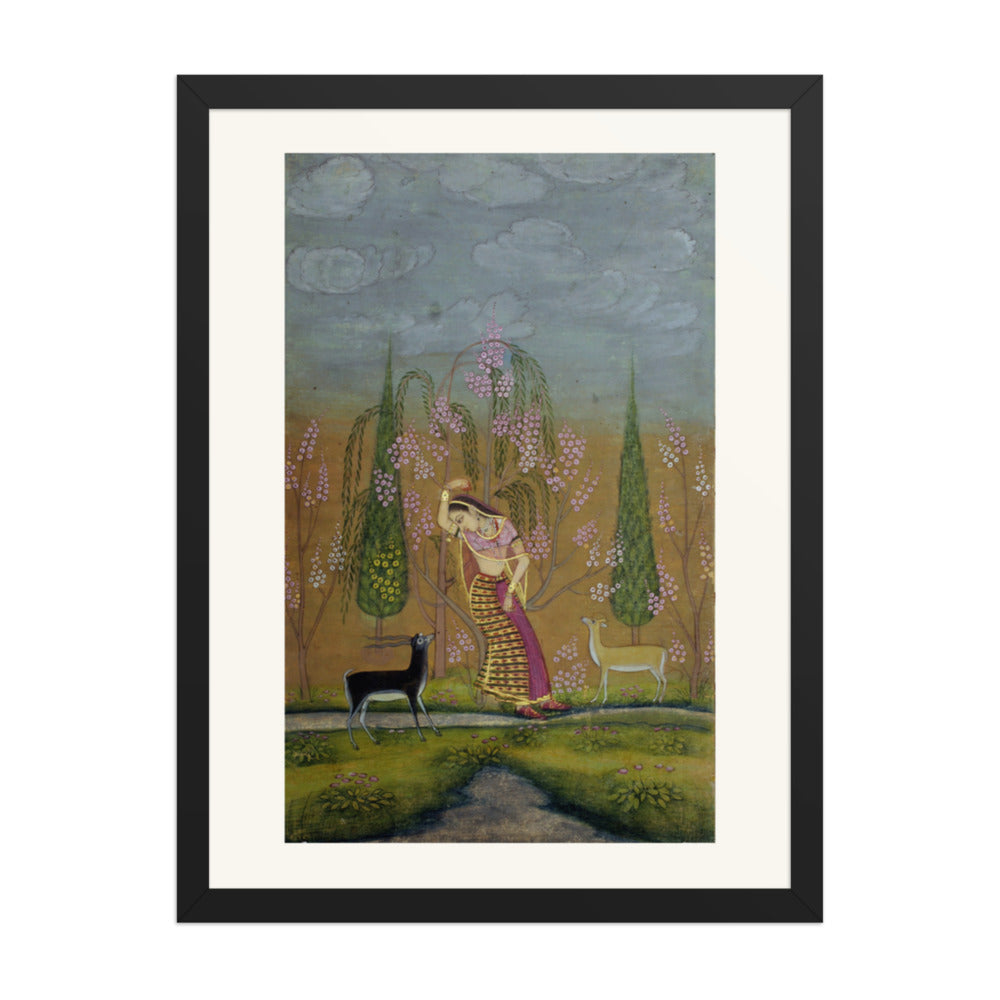 Todi Ragini — Ragamala Painting | Restored Mughal Wall Art — view 4