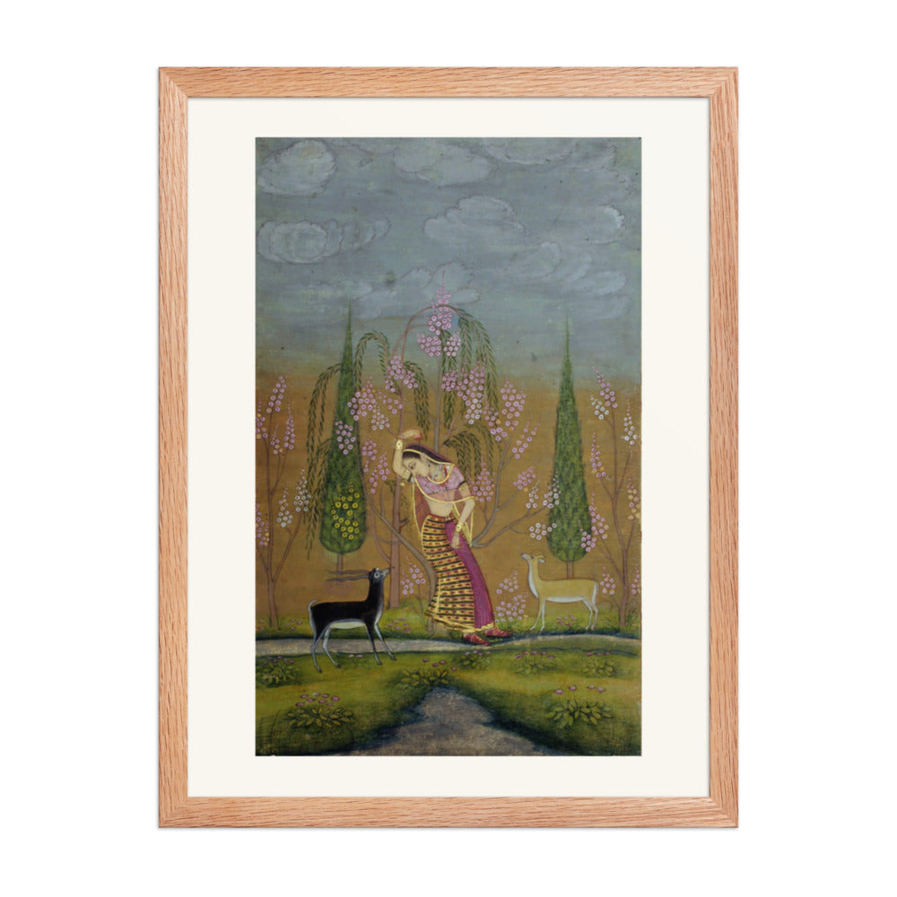 Todi Ragini — Ragamala Painting | Restored Mughal Wall Art — view 5