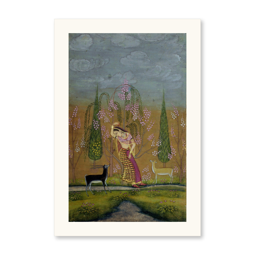 Todi Ragini — Ragamala Painting | Restored Mughal Wall Art — view 7