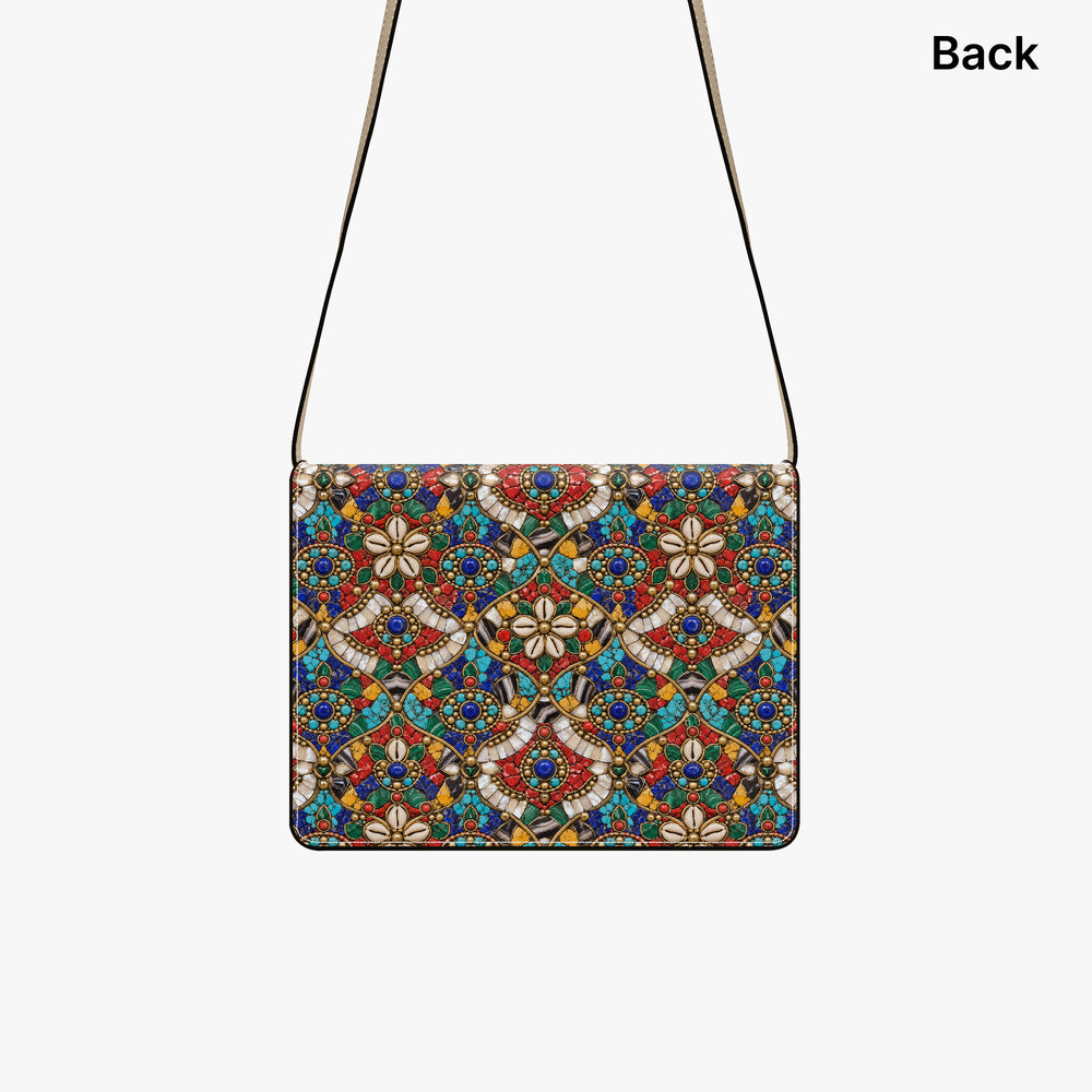 Stone Mosaic — Jewel Tones Book Crossbody Bag — view 2