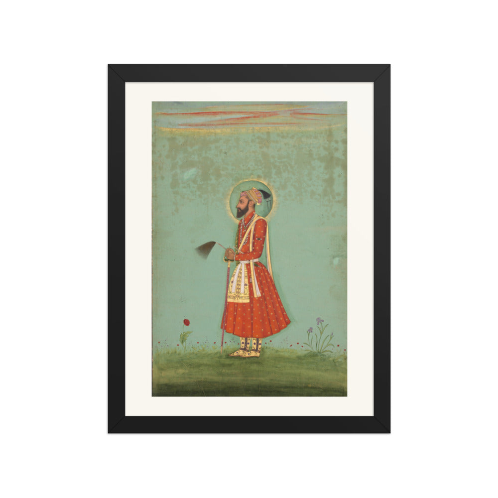 Aurangzeb — Restored Mughal Wall Art — view 2