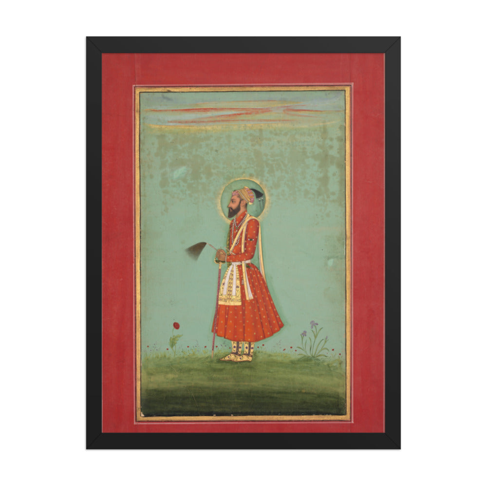 Aurangzeb — Restored Mughal Wall Art — view 1
