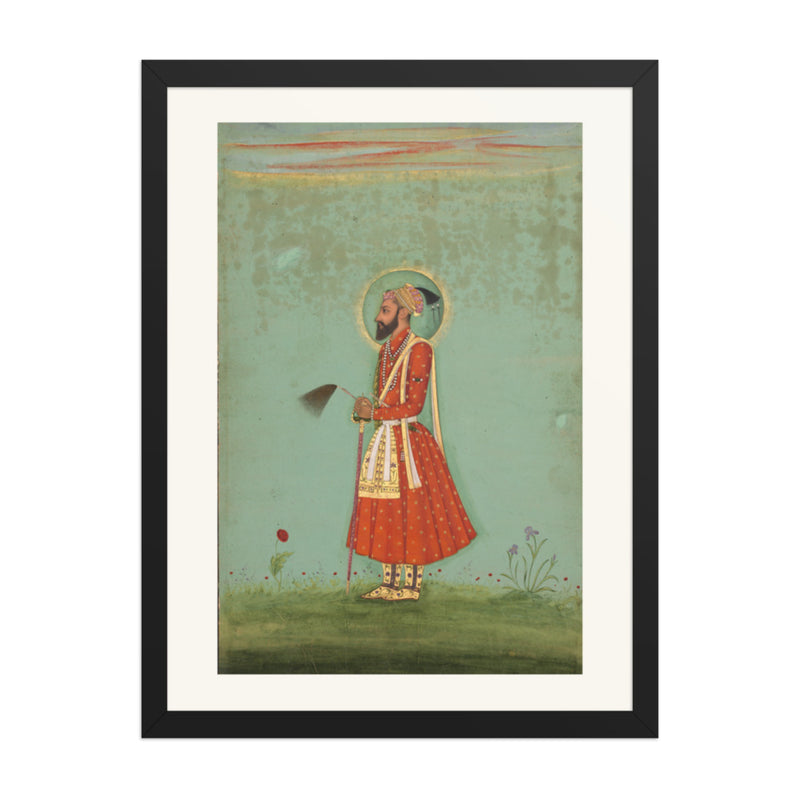 Aurangzeb — Restored Mughal Wall Art