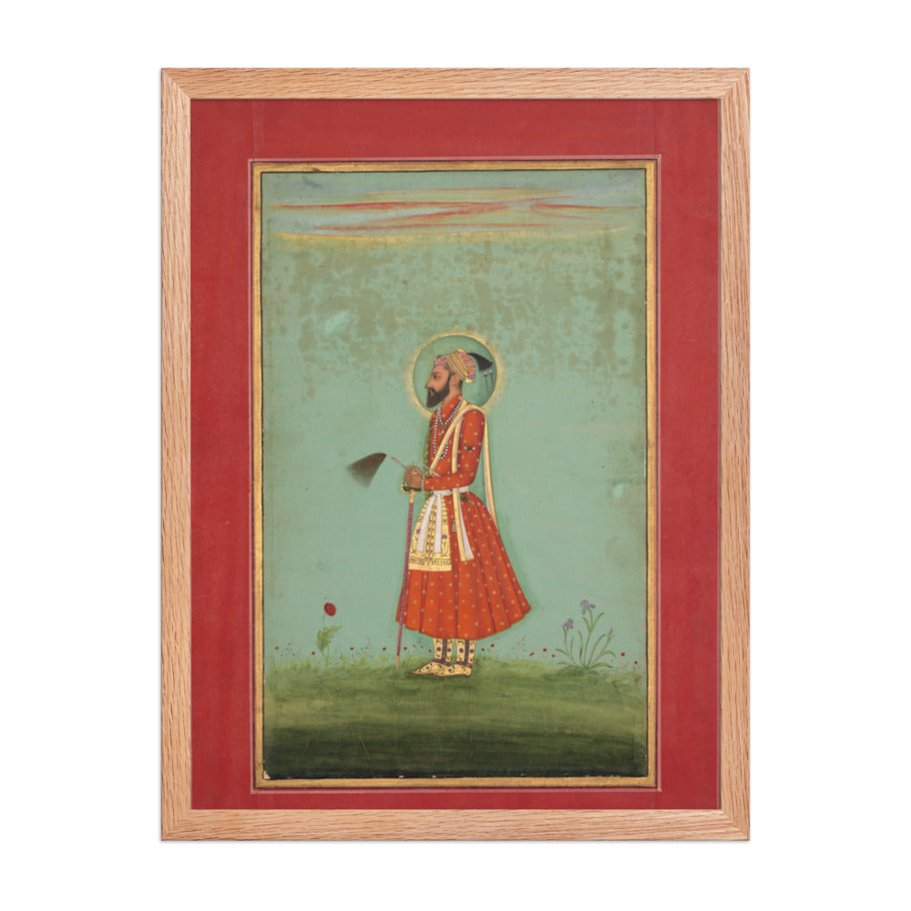 Aurangzeb — Restored Mughal Wall Art — view 3
