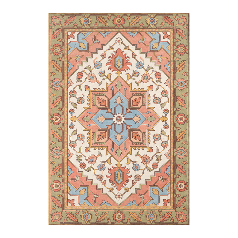 Tabriz Dawn — Heriz Medallion Persian Area Rug