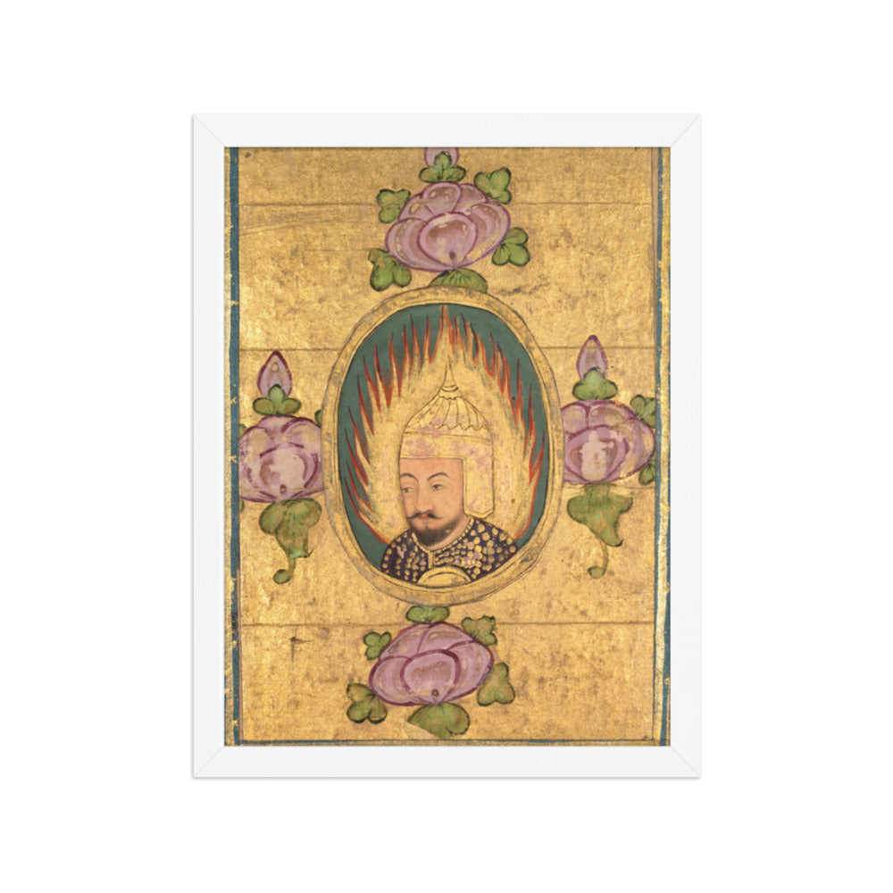 Babar(?) — Restored Mughal Wall Art — view 6