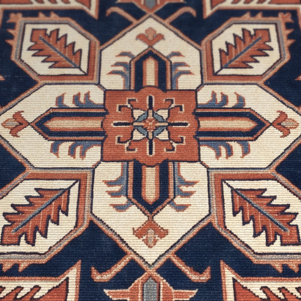 Heriz Ember — Rust & Indigo Persian Area Rug — view 3