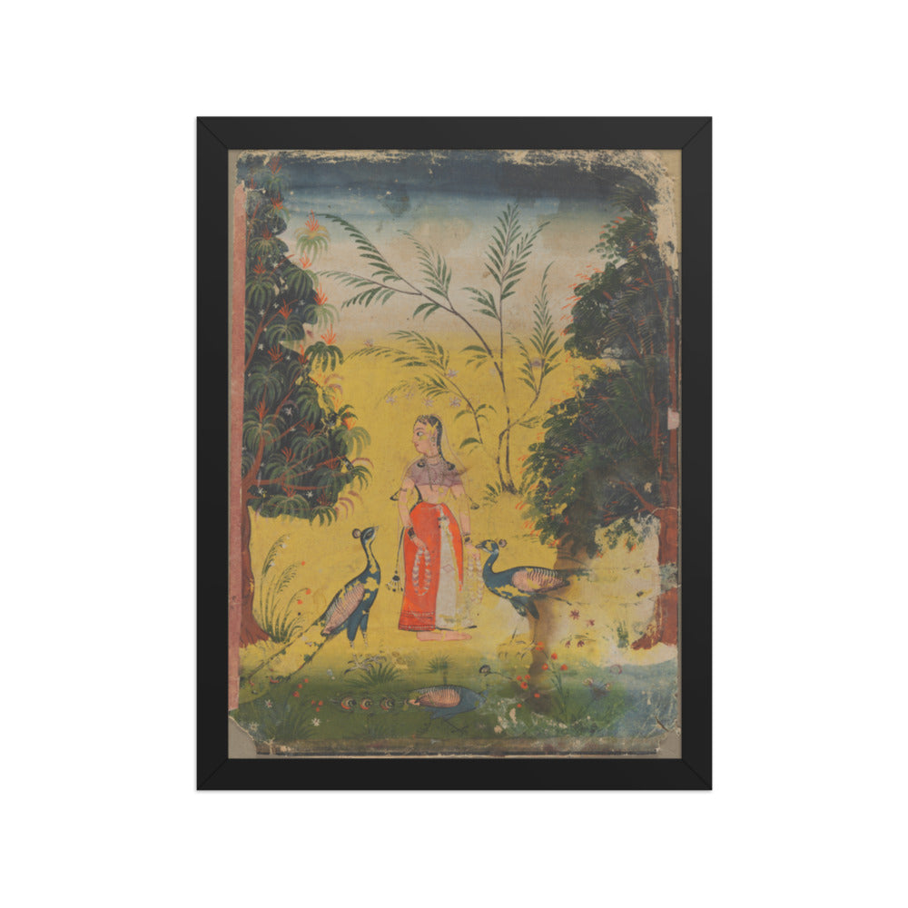 Kakubha Ragini — Restored Mughal Wall Art — view 2