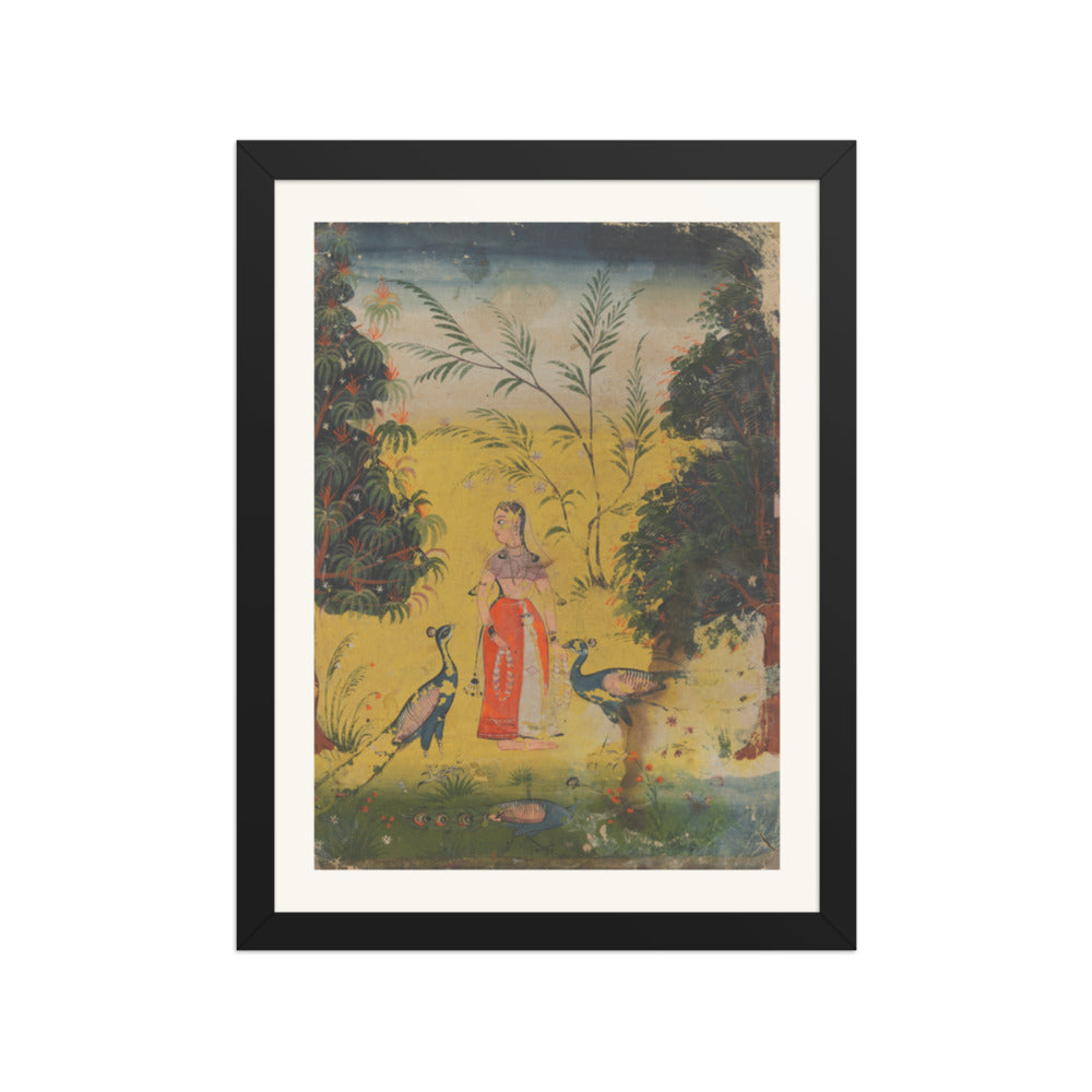 Kakubha Ragini — Restored Mughal Wall Art — view 2