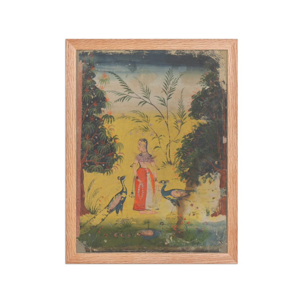 Kakubha Ragini — Restored Mughal Wall Art — view 4
