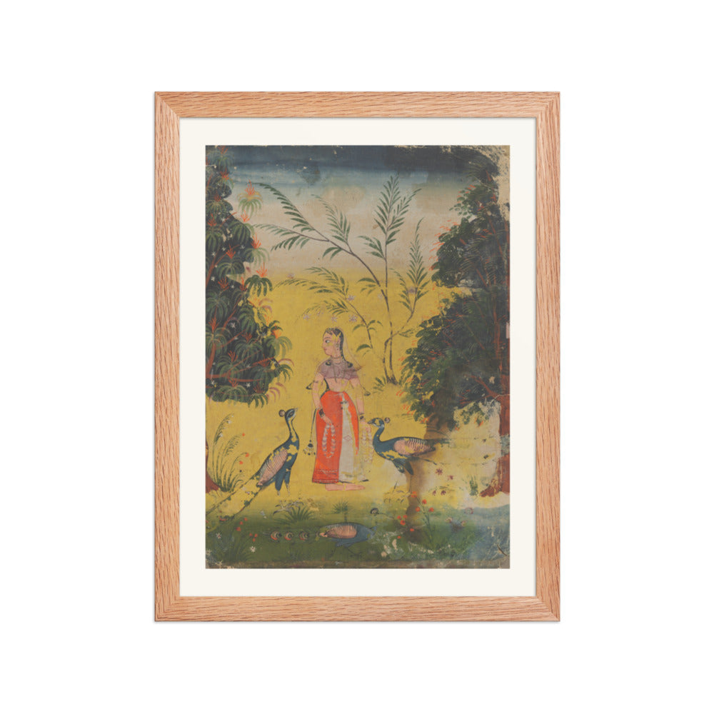 Kakubha Ragini — Restored Mughal Wall Art — view 4