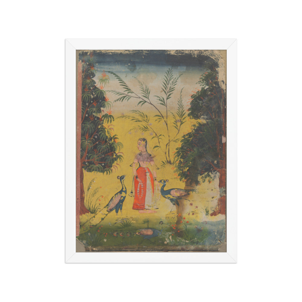 Kakubha Ragini — Restored Mughal Wall Art — view 6