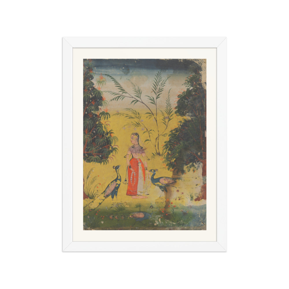 Kakubha Ragini — Restored Mughal Wall Art — view 6