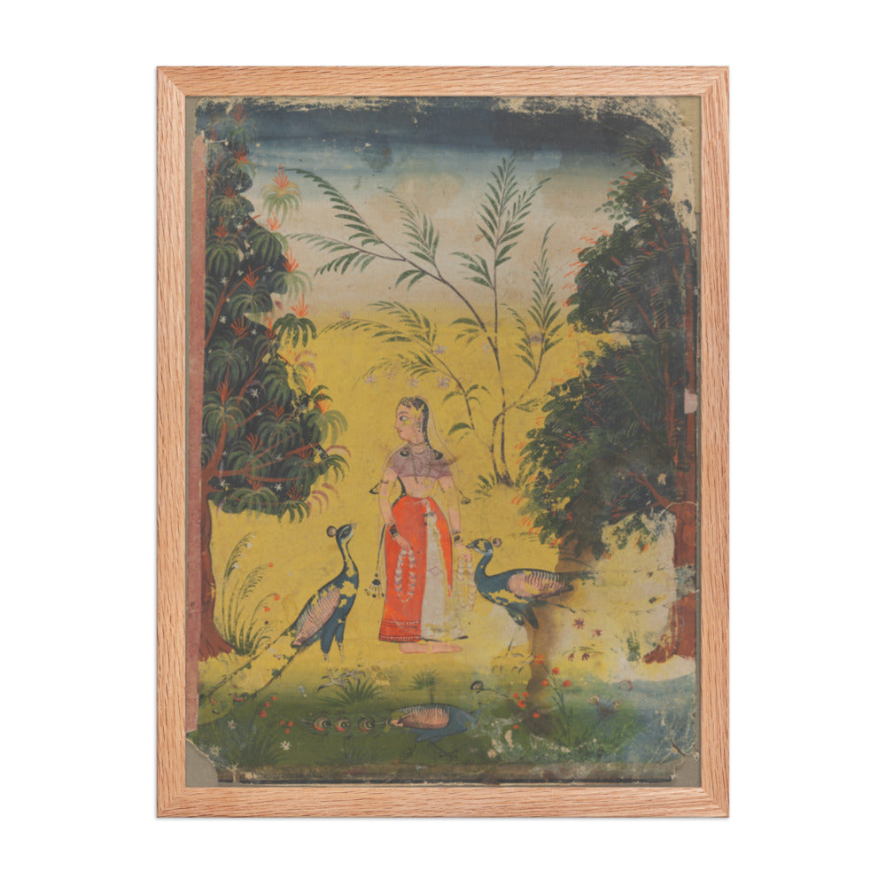 Kakubha Ragini — Restored Mughal Wall Art — view 3