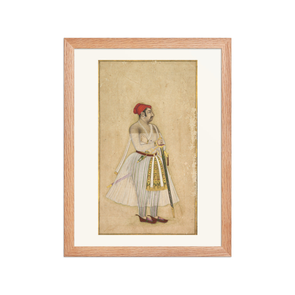Jaswant Singh of Jodhpur (reigned 1635–1678) — Restored Rajput Wall Art — view 4