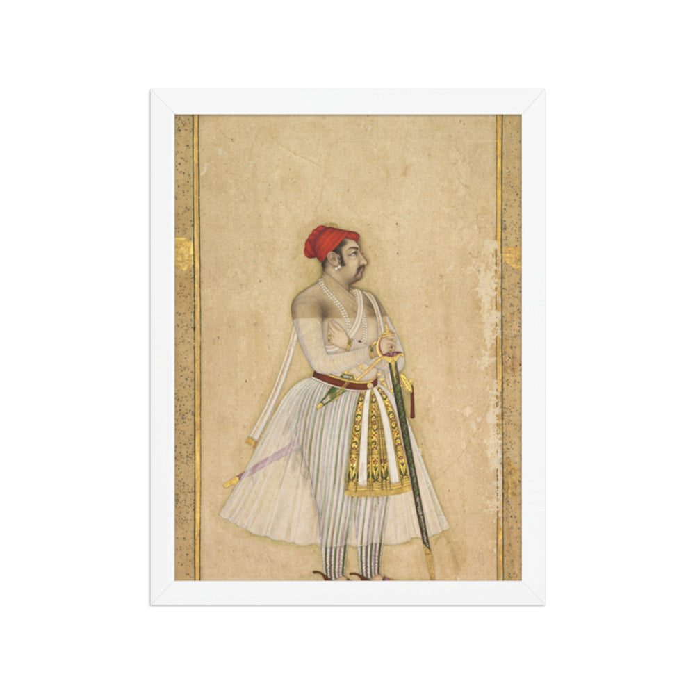 Jaswant Singh of Jodhpur (reigned 1635–1678) — Restored Rajput Wall Art — view 6
