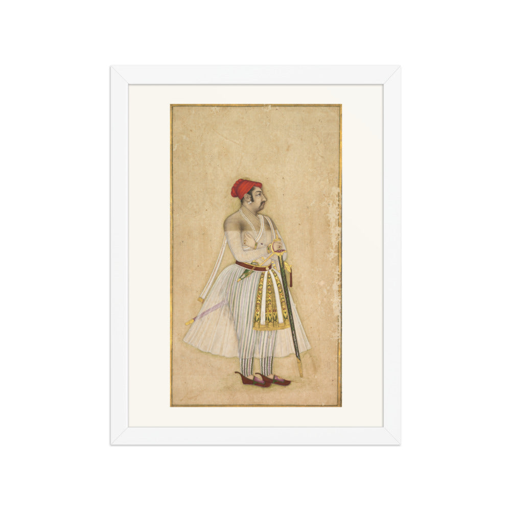 Jaswant Singh of Jodhpur (reigned 1635–1678) — Restored Rajput Wall Art — view 6
